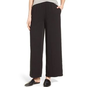 Eileen Fisher Tencel wide leg pants M